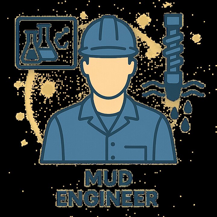 An icon illustrating a Mud Engineer.